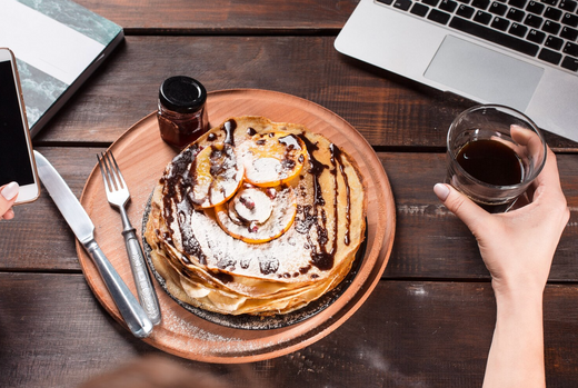 Perfectly cooked pancakes on your BBQ grill