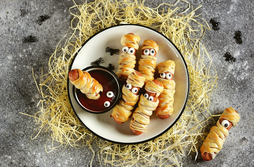 Halloween Special - Honey Mustard Hot Dog Mummies