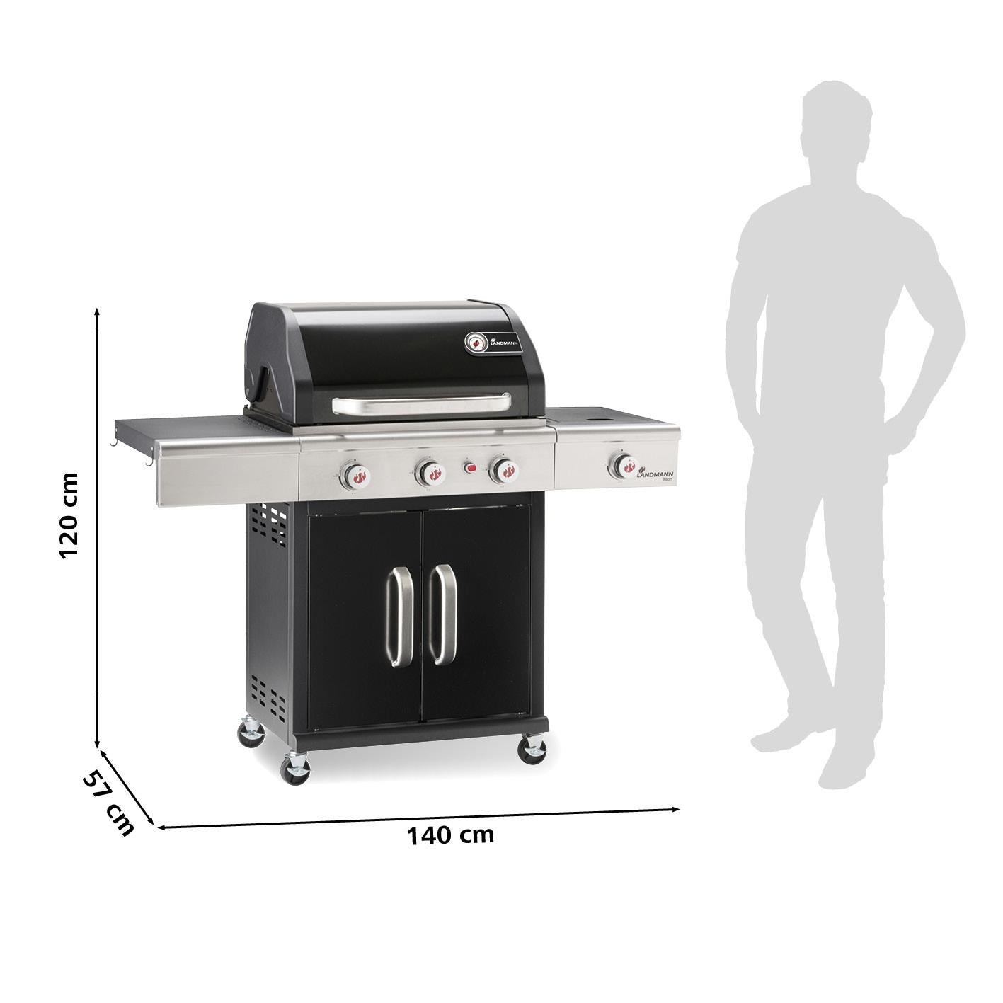 Triton Cook 3.1 - 3 Burner Gas BBQ