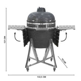 Big LANDMANN Kamado Large - Grey