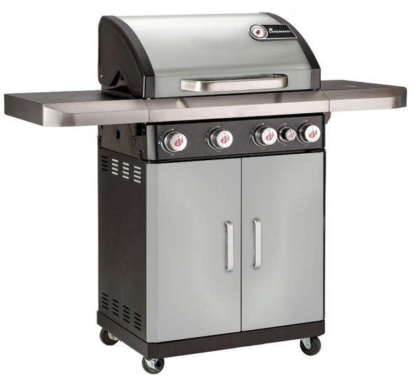 Rexon MCS Cook 4 .1 - 4 Burner Gas BBQ - Stainless Steel