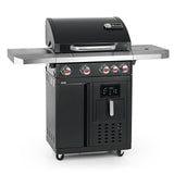 FRYTON 4.1 Burner Gas BBQ with integrated 3.5 L hot air fryer