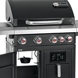 FRYTON 4.1 Burner Gas BBQ with integrated 3.5 L hot air fryer