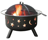 Stars and Moon Outdoor Firepit